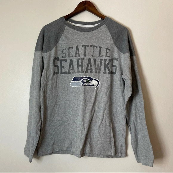 NFL Seattle Seahawks Crewneck Shirt 100% Cotton Size Medium Mens - Picture 8 of 9